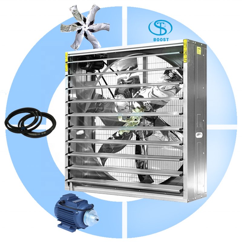 BST 38, 48, 50, 55 Inch 1000 1100 1220 1380 1530mm Industrial Exhaust Fan for Poultry/greenhouse Ventilation Exhaust Fan